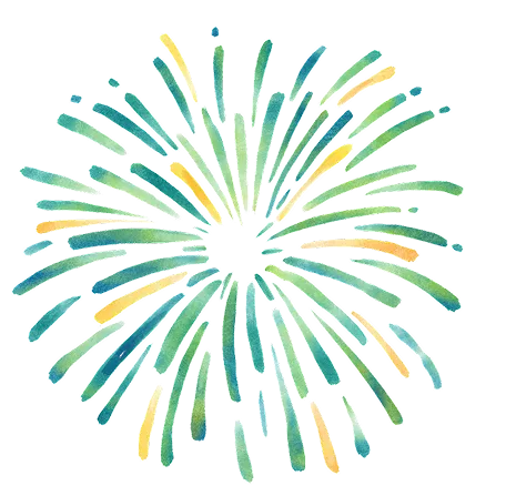 緑色の花火
